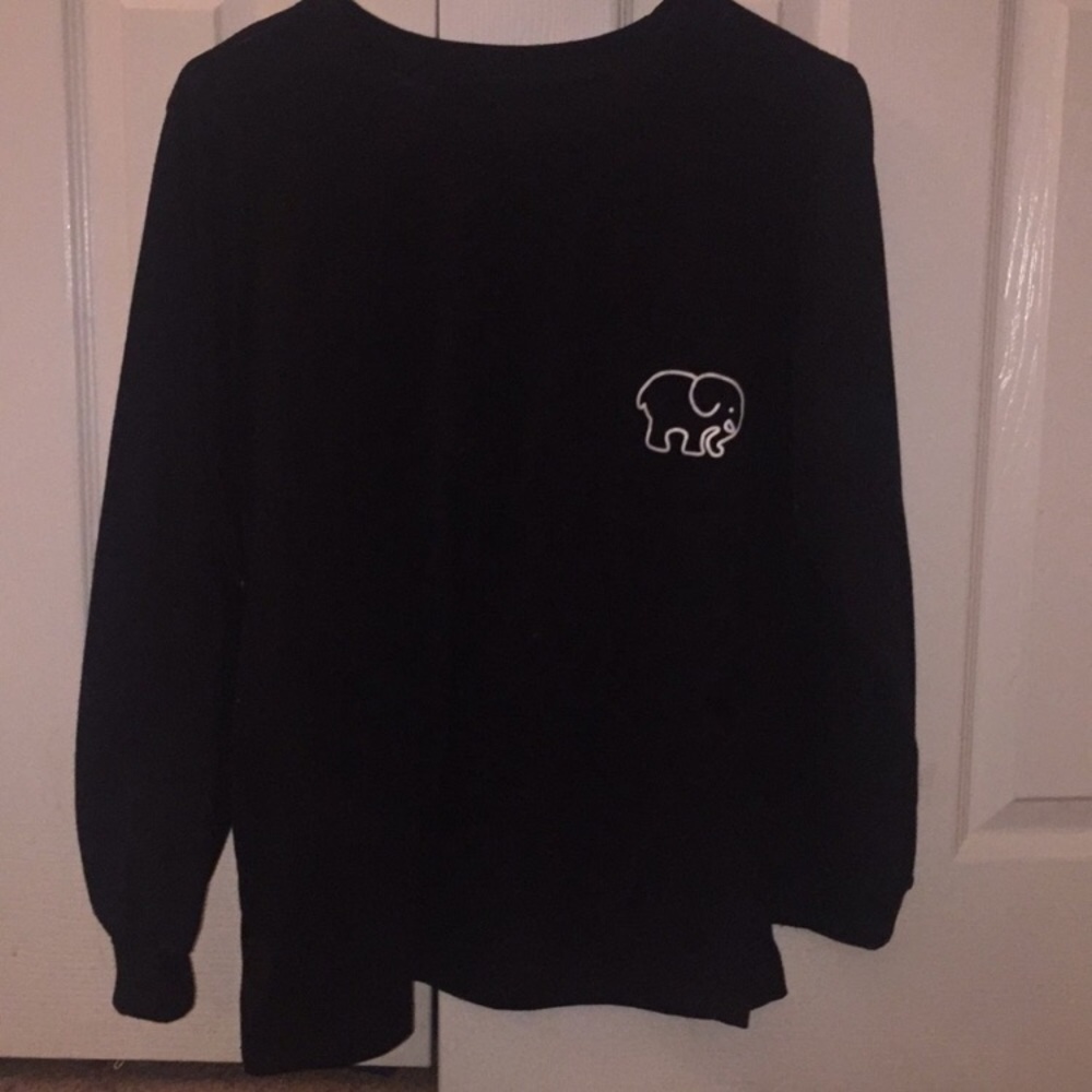 Black long sleeve ivory Ella